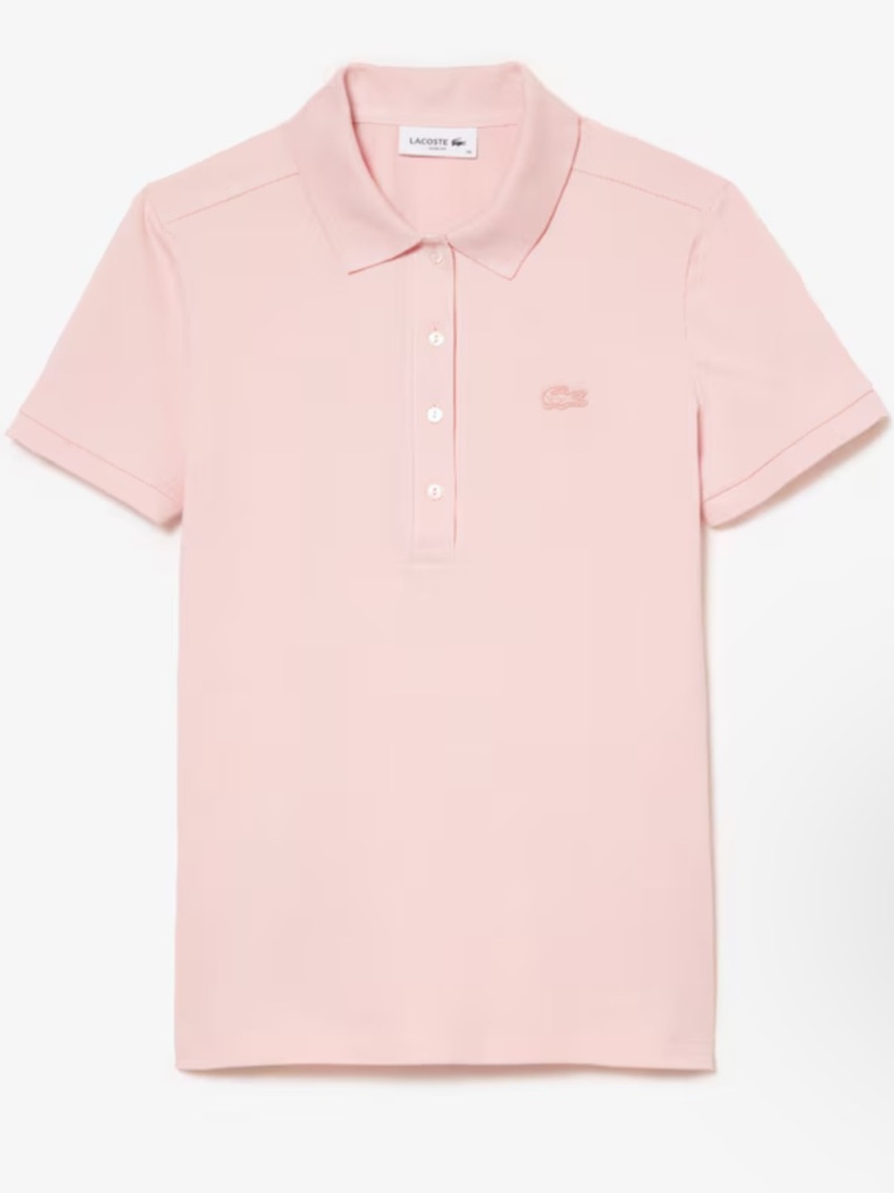 Lacoste Slim Fit Stretch Cotton Pique Polo Pink